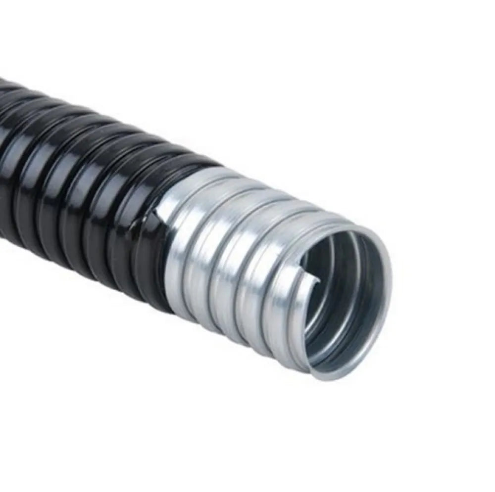 Rollo Caño Metálico Flexible FLEXITUB 25m - 3/4" y 1" con PVC | Instalaciones Eléctricas