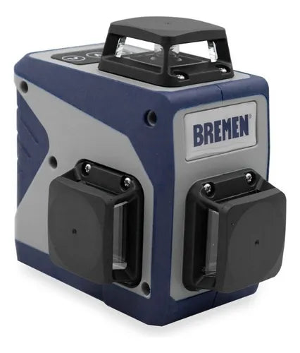Nivel Láser Bremen 7724 Autonivelante 3 Líneas Verde 360° - 50m + Maletín | Batería Litio 11hs