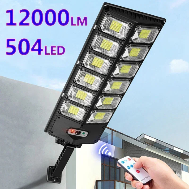 Potentes luces para exteriores CHUBAN, panel solar, impermeable, sensor de movimiento
