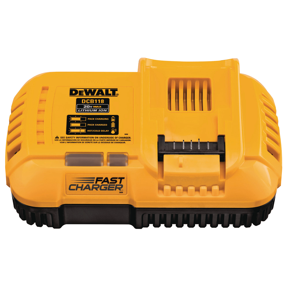 Cargador Rápido DeWalt DCB118 20V/60V FlexVolt - Ventilador Refrigeración | Compatible Universal