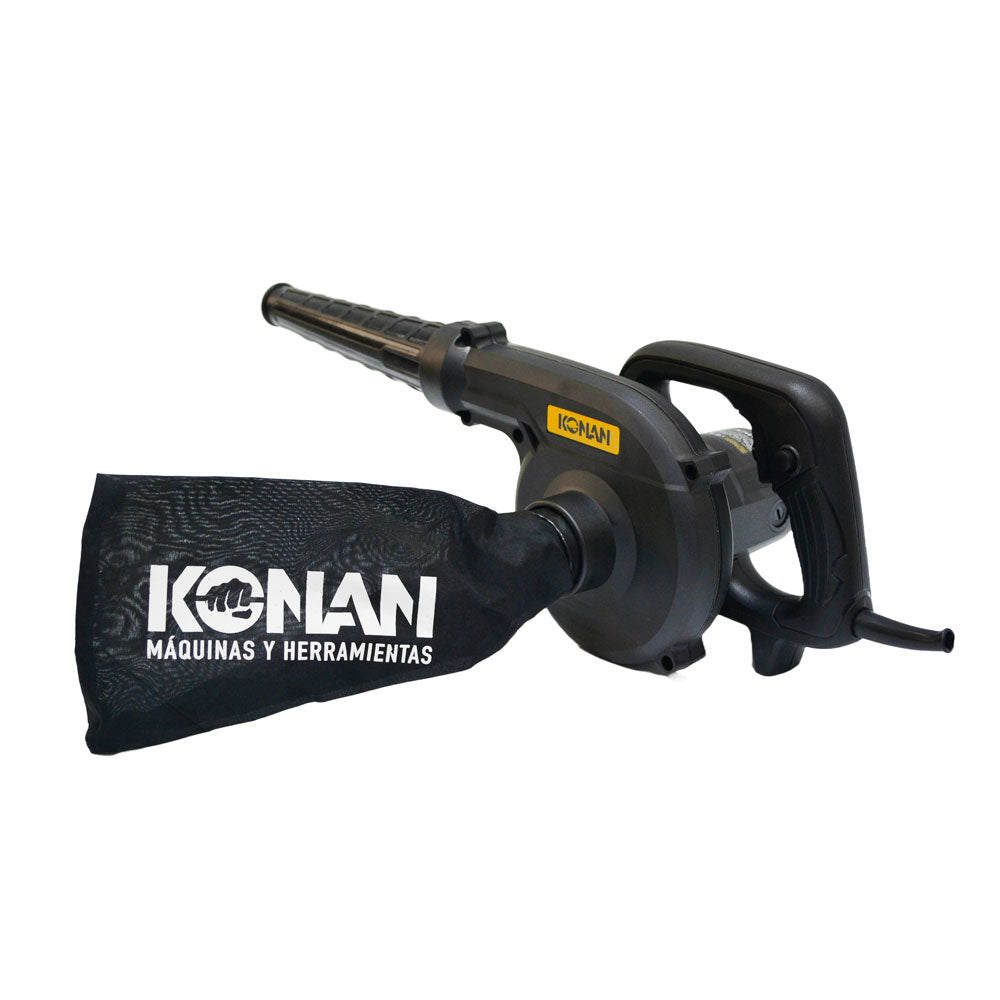 Soplador Eléctrico KONAN KSE650 650W - Jardín y Taller Silencioso Ecológico | Ergonómico Liviano