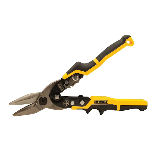 Tijera de Aviación DeWalt DWHT14675 Corte Recto - Ergonómica Importada USA | Metales Calibre 18-22