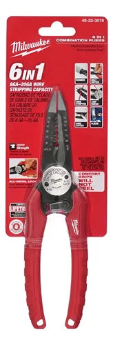 Pinza Alicate Milwaukee 48-22-3079 - 6 en 1 Comfort Grip Multifunción