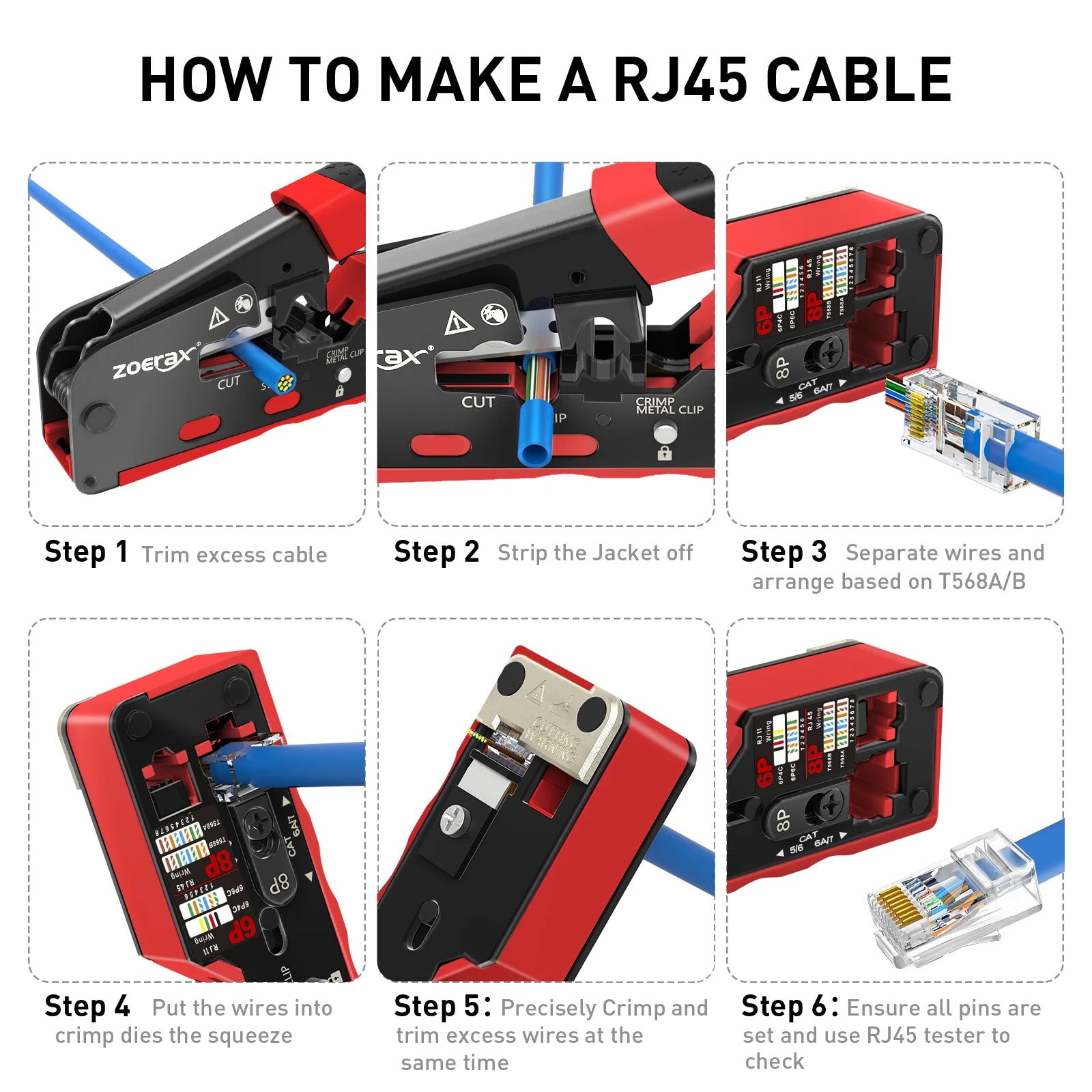 Crimpeadora cable Ethernet