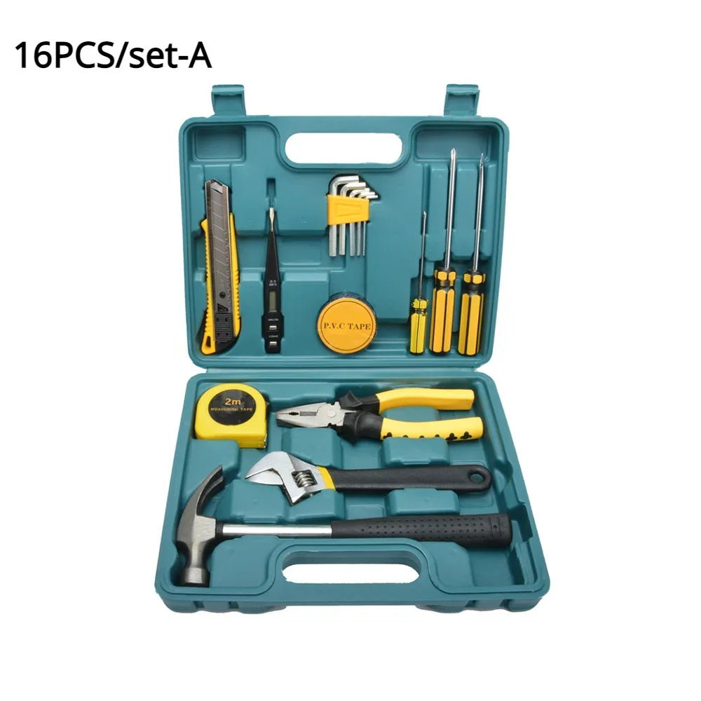 Kit Herramientas Completo x16 Piezas con Valija LYHLYA - Set Básico Profesional | Envío Gratis