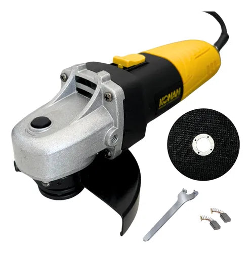 Amoladora Angular Konan KC115 760W - Disco 115mm con Kit Completo